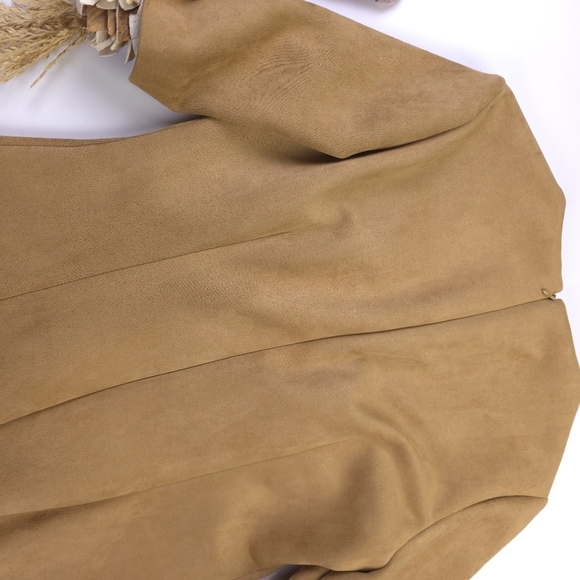 Ann Klein Elegant Tan Dress Sze 8 - Picture 9 of 11